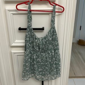 Green Abercrombie and fitch tank